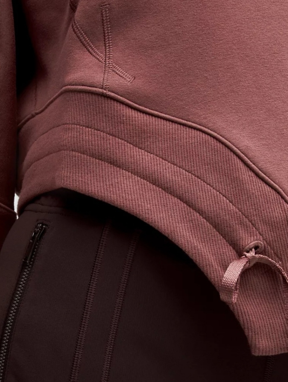 Lululemon Athletica Plush Fleece Mock Neck Curved Hem Pullover-In SVBL- SOLD OUT - Picture 4 of 11